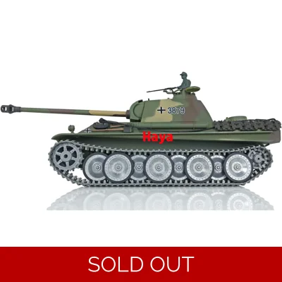 Henglong Panther G 3879 Metal Tracks RC Tank 1/16 Professional 7.0 V--BB Shooting & IR battle